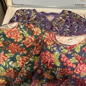 Blair Colorful Floral Tops Collection set of 3